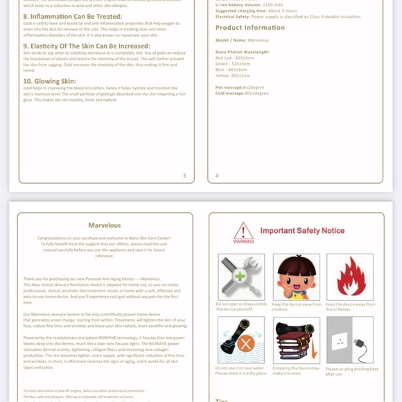 Marvelous Signature Skincare System - White and Gold - Picture 8 of 14